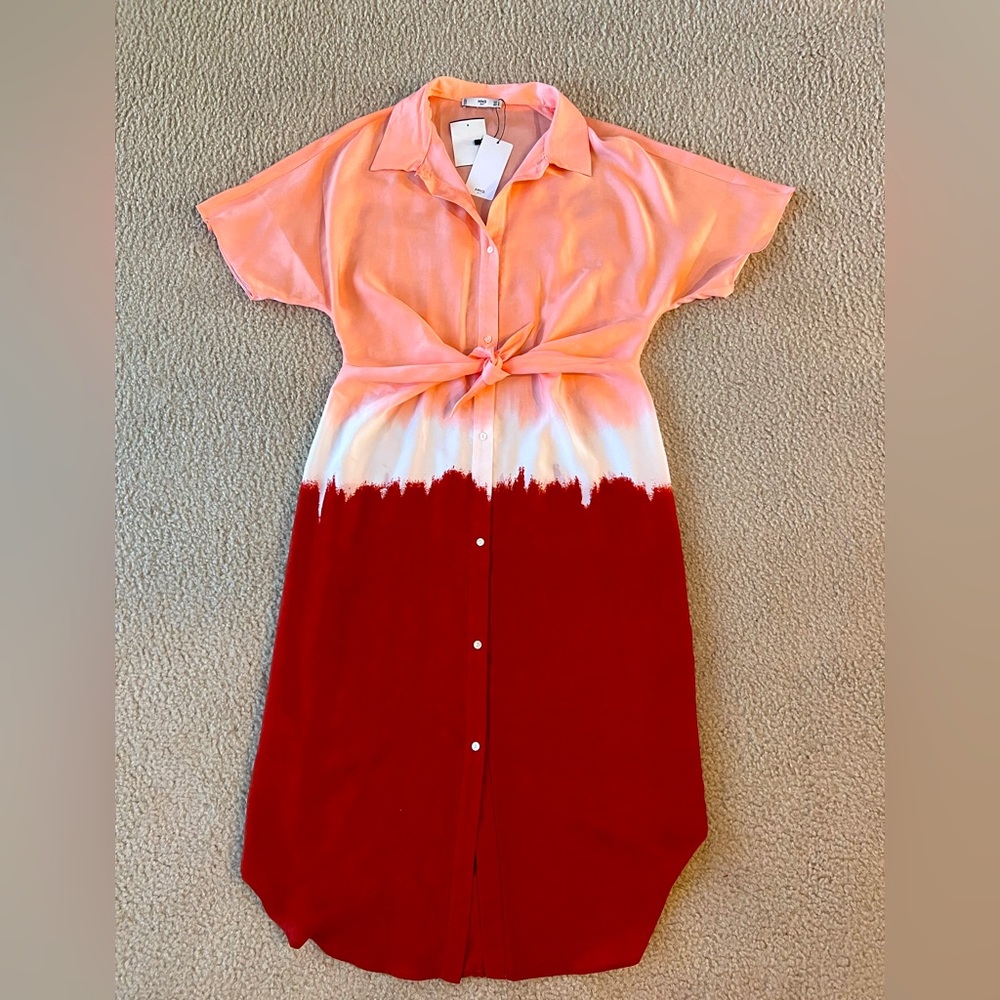 Mango Shirt printed  Dress